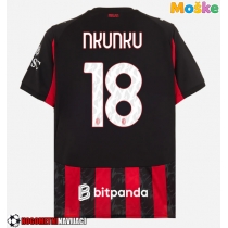 Moške Nogometnih dresov AC Milan Christopher Nkunku #18 Domači 2025-26 Kratki rokavi